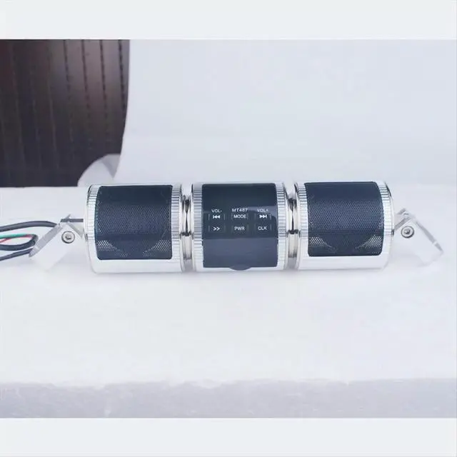Alt view image 2 of 3 - BT Audio Motorcycle Stereo Speaker Motorcycle Installation MP3 Player Amplifier Bicycle USB FMRadio Speaker B