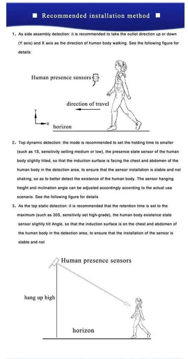 Alt view image 2 of 6 - Super Sensitive Static Human Body Sensor Heartbeat Detect 60GHz Millimeter-Wave Human Presence Radar Switch