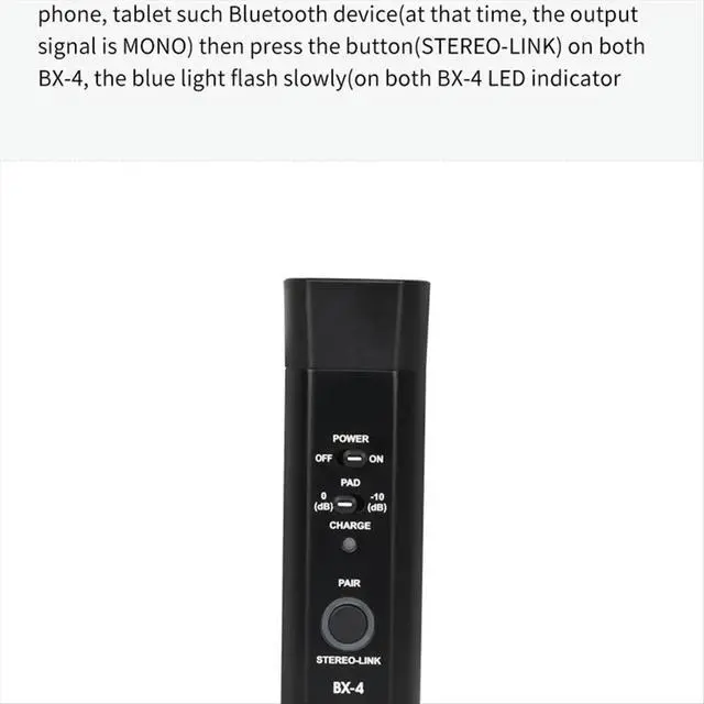 Alt view image 3 of 6 - BX-4 Bluetooth Audio Receiver for Music Streaming Sound System Bluetooth 4.0 High Transmission Speed