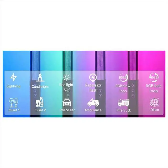 Main image of LED Video Light with Remote Control 3000K-6000K 36Colors Studio Photo Lighting RGB Stick for Vlog Recording