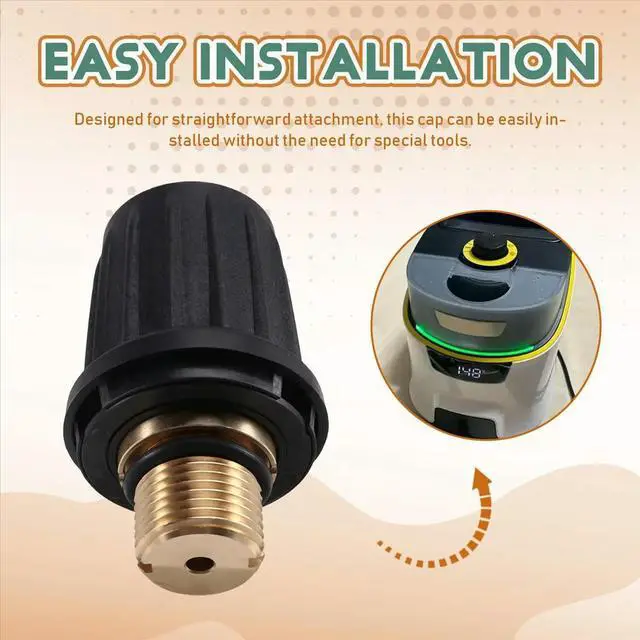 Main image of Easy Installation Safety Valve Cap Sealing Clasp Cap with Safety Assurance for Karcher Steam Cleaner 4 590105 0