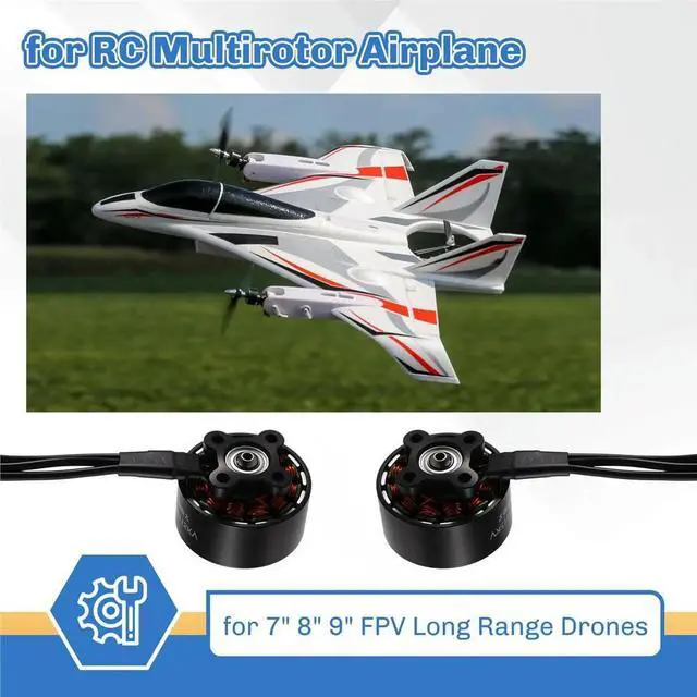 Main image of 4pcs X2812 2812 1115KV 3-6S Brushless Motor for RC Multirotor Airplane 7" 8" 9" FPV Long Range Drones Motor DIY Part