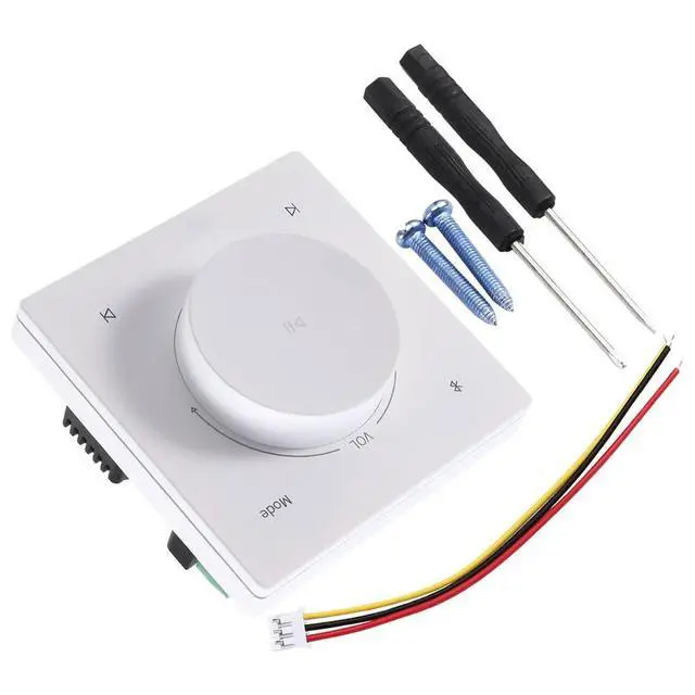 Alt view image 2 of 6 - Mini Audio Wall Amplifiers Bluetooths TF AUX Music Control Panel Stereo Ceiling Speakers Controller Home Theater Systems