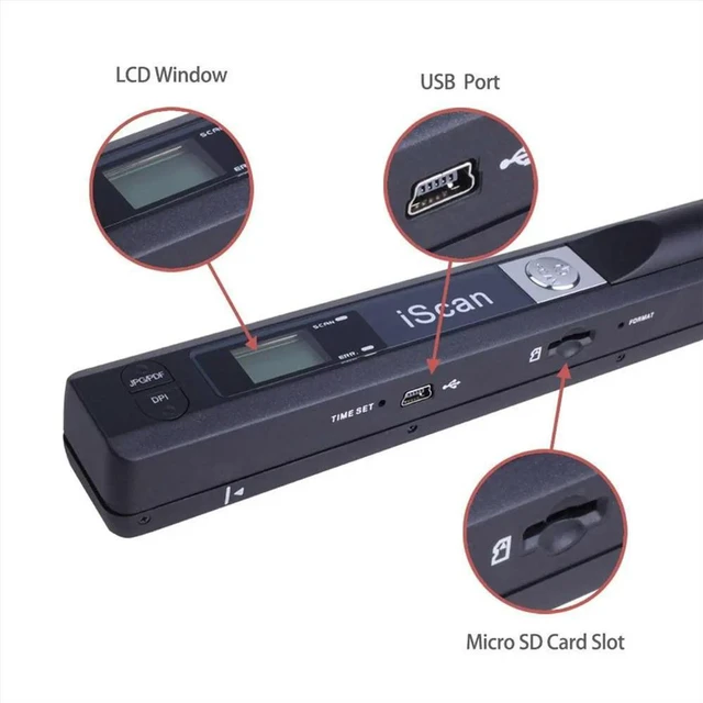 Alt view image 3 of 6 - 900DPI Handheld A4 Document LCD Display Supports JPG/PDF Formats Ideal for Books & Images