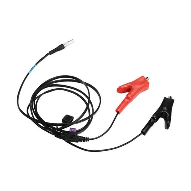 Alt view image 2 of 6 - 565854 Power Cable for Leica TPS1200 TPS2003 TS10 TCRP1203 Total Station, 0B 5-Pin Connector to Alligator Clips