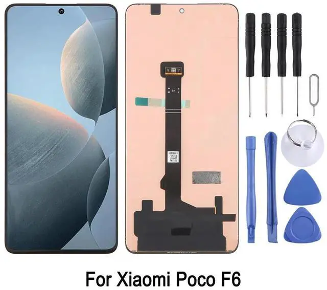 Main image of 6.67'' AMOLED LCD Screen For Poco F6 Phone Display Touch Screen with Digitizer Full Assembly Replacement Spare Part