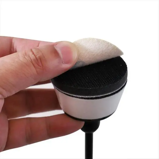 Alt view image 3 of 6 - Woodworking Hand-Held Grinding Suit Aluminum Alloy Adjustable Grinding Disc Handle Polishing Manual Tools with Sandpaper