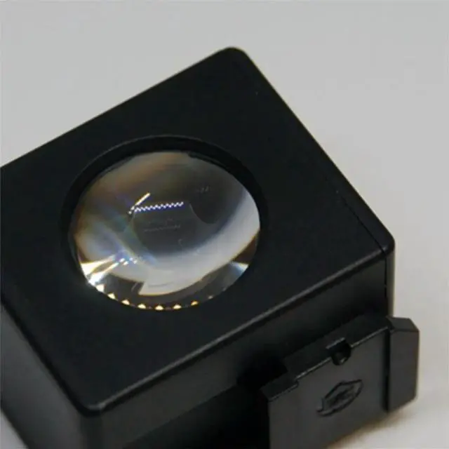 Alt view image 3 of 6 - Optical Waist Flat Viewfinder 28mm 35/50 Frame Lines Adjustable Footrest Offset Pan Focus Mode Left-Right Mirrored