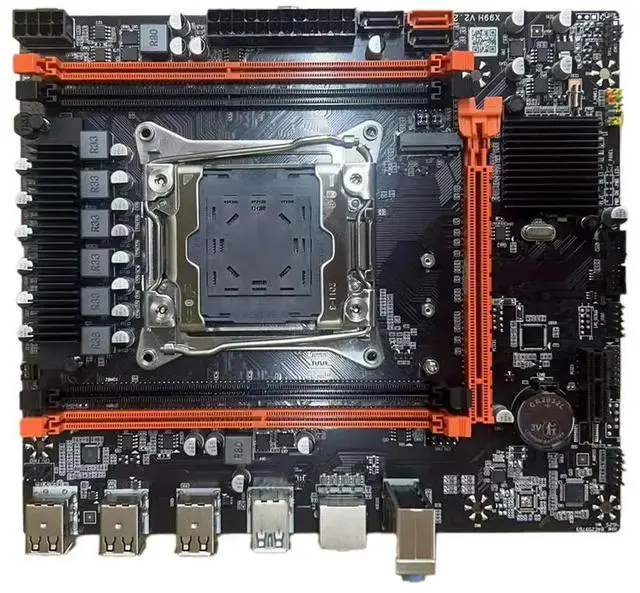 Main image of X99 Desktop Motherboard B85 LGA2011-3 4X DDR4 REG ECC RAM Slot M.2 PCIE SATA3.0 X99 Gaming Motherboard with Switch Cable