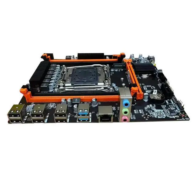 Alt view image 3 of 6 - X99 D4 Desktop Motherboard LGA2011-3 4X DDR4 REG ECC RAM Slots B85 M.2 PCIE SATA3.0 X99 Gaming Motherboard