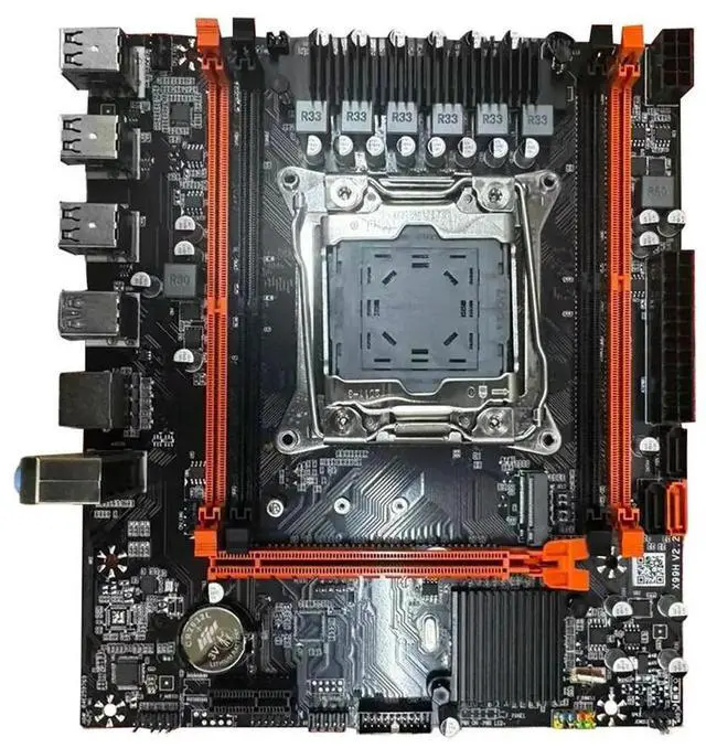 Main image of X99 D4 Desktop Motherboard LGA2011-3 4X DDR4 REG ECC RAM Slots B85 M.2 PCIE SATA3.0 X99 Gaming Motherboard