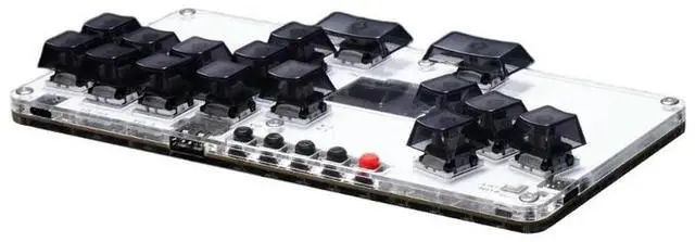 Main image of 16Keys All Button Leverless Controller Gaming Keypad for PC Arcade Controller Arcade with Light