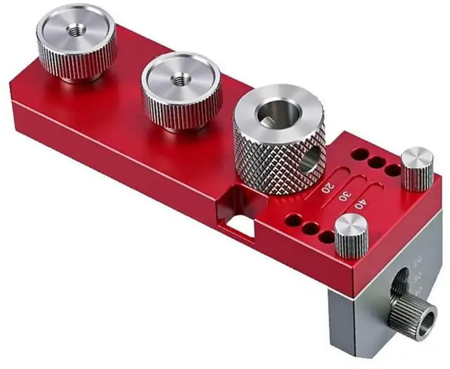 Main image of Aluminum Profile Drill Guide Access Hole Drill Jig with M6/M8 Step Drill Bits for 20 30 40 Series Extrusion Profile