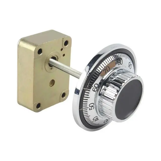 Alt view image 2 of 6 - Safe Vault Door Fireproof Box Mechanical Combination Lock ATM Turntable Lock All Steel Strong and Durables Lock