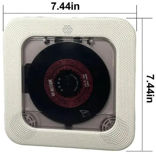 Main image of CD Player Bluetooth HiFi Speaker Players LED Screen CD Music Player with IR Remote Control