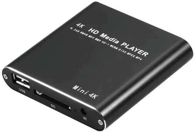 Alt view image 2 of 6 - X9 HD Multimedia Player 4K Video Loop USB External Media Player AD Player Auto Looping Playback Video Advertising TV Player