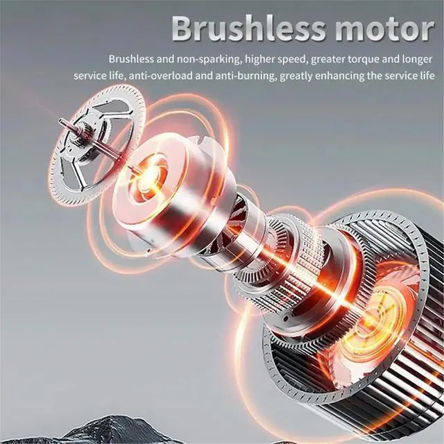 Alt view image 5 of 6 - Cordless Brushless Electric Reciprocating Saw Rechargeable for Makita 18V,Wood l Cutting Saw Saw Power Tool