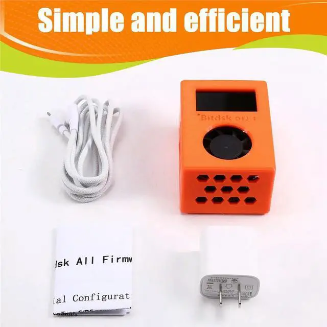 Alt view image 5 of 6 - Bitdsk D12 T 200Gh/S Bitcoin ASIC BTC Miner Solo Lottery Miner Solo Lottery Mining with Display US Plug