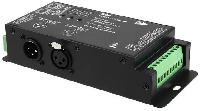 Alt view image 3 of 3 - Led Pixel DMX512 to SPI Decoder for DMX Converter MAX900 Dots TTL Pixel Controller DC5V-24V