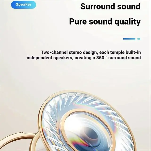 Alt view image 2 of 3 - Outdoor Riding Sports Camera Wearable HD 1080P Camera Camera Polarized Lens Camera Camera Support Talk Answer