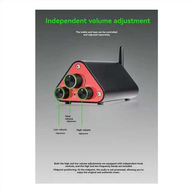 Main image of Stereo Amplifier 2CH HiFi Receiver High-Fidelity Sound Compact Design Ideal for Home Audio Systems EU PLUG
