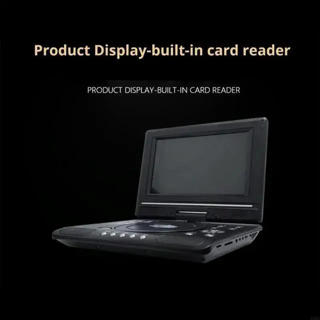 Alt view image 3 of 6 - 9.8Inch Disc Player With USB And Card Reader Multiple Format Compatible