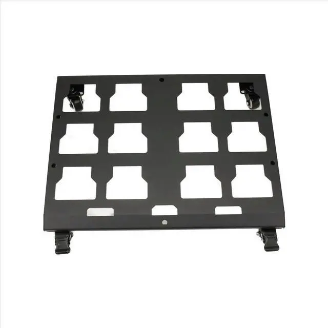 Alt view image 3 of 6 - Heavy Duty Tool Box Trolley Large Wheels with Braking Systems for MilWaukee Packout Toolboxes