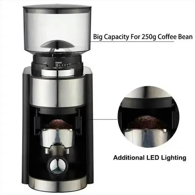 Main image of ElectricGrinder Coffee Bean Grinder Coffee Bean Grinding Household CoffeeMachine Pulverizer Commercial CoffeeMaker(EU),A