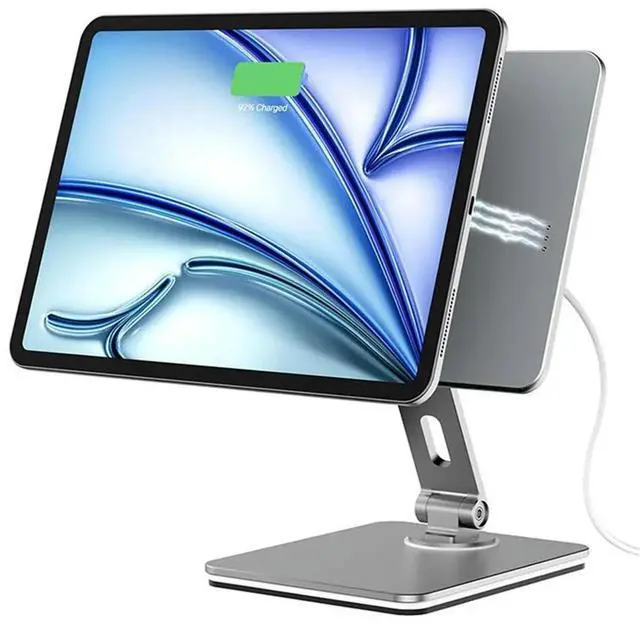 Main image of Magnetic Charging Tablet Stand for IPad Pro/Air,Rotatable Folding,Self-Contained Installation