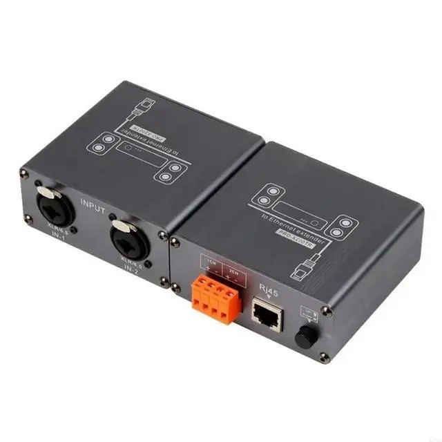 Alt view image 2 of 6 - 2025 Durability XLR 6.5Mm Music Networking Extender 20Hz-20Khz Frequency Ranges Professional RJ45 Cat5/Cat6 Ethernet