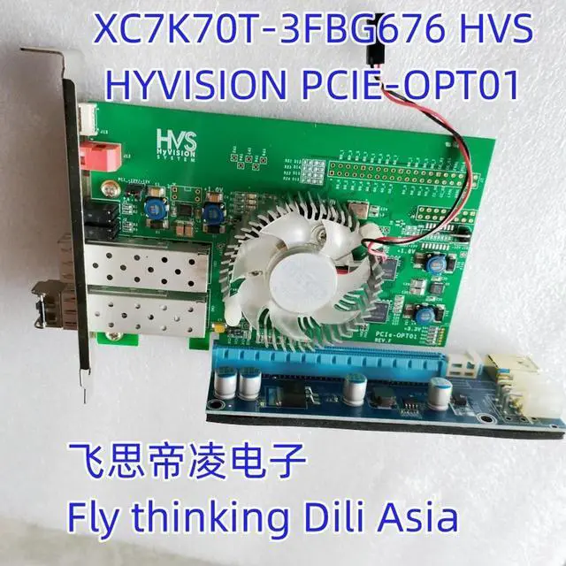 Alt view image 3 of 6 - XC7K70T XC7K70T-3FBG676 development board, XILINX KINTEX-7 FPGA development board HVS HYVISION PCIe-OPT01 REV F