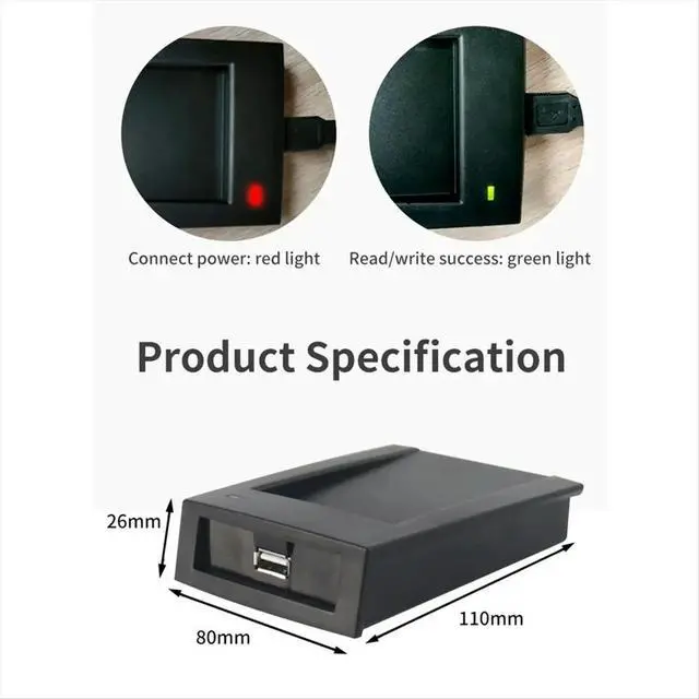 Alt view image 6 of 6 - 134.2KHz ISO11784/85 FDX-B RFID Animal Microchip EM4305 Reader Writer for Animal Chip