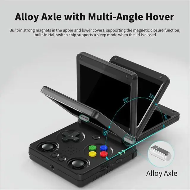 Alt view image 5 of 6 - RG34XXSP Retro Game Console Linux 64Bit 3.4 Inch 720x480 Handheld Game Console Supports 30+ Game Emulators As Shown