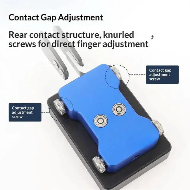 Alt view image 2 of 3 - Double-Paddle Automatic CW Key 3.5mm Shortwave Radio Morse Code Key Telegraph Training Key B