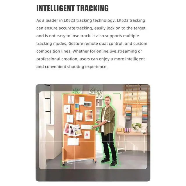 Alt view image 3 of 6 - 4K Ultra HD PTZ Camera AI Auto Tracking USB Webcam Autofocus Video Conference Camera for Live Streaming Meeting