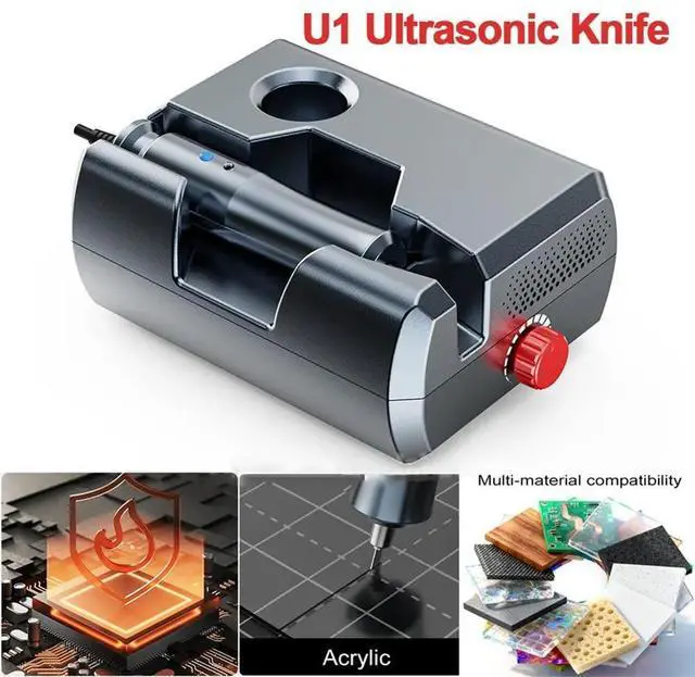 Main image of Ultrasonic Cutter 40kHz 40W Handheld Electric Cutting Knife DIY Tool for Plastic PVC 3D Printing Model Trimming EU Plug