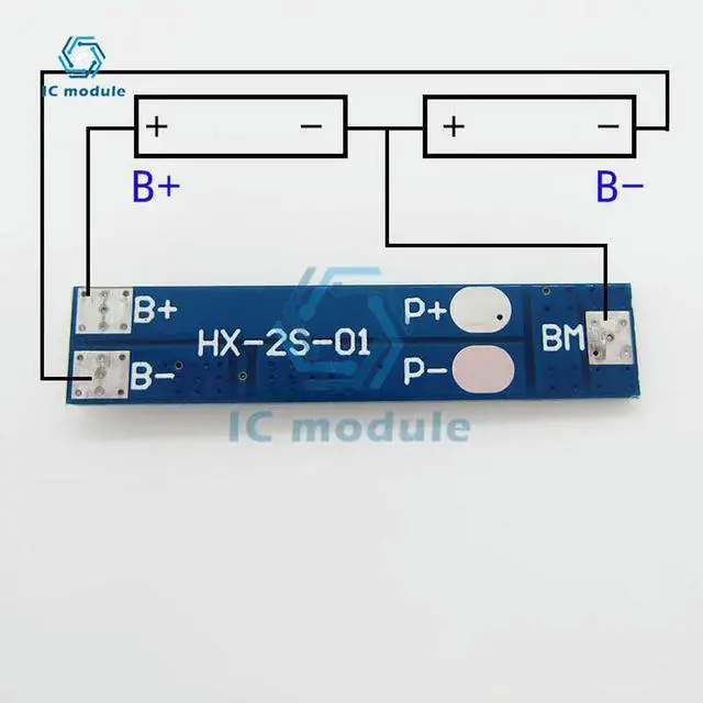 Alt view image 4 of 6 - 2S 3A Li-ion Lithium 7.4v 8.4V Charger Protection Board Bms Pcm for Li-ion Lipo Cell Pack
