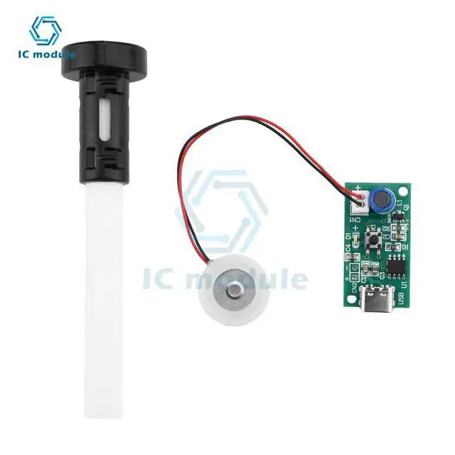 Alt view image 4 of 6 - DC5V Ultrasonic Spray Humidifier Electronic Atomization Module Set Universal Humidification Module TYPE-C