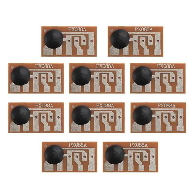 Alt view image 4 of 6 - 10PCS HS-088 Single Tone Trigger Voice Module Dingdong Three Sound Doorbell IC Sound Chip DC 3~4.5V