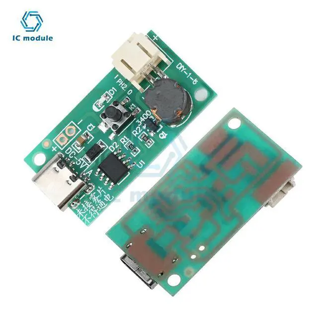Alt view image 6 of 6 - DC 5V 1.5-2W Mini Single Jet Humidifier Misting Module Ultrasonic Atomization Maker ir Plant Humidifier Misting Driver Board
