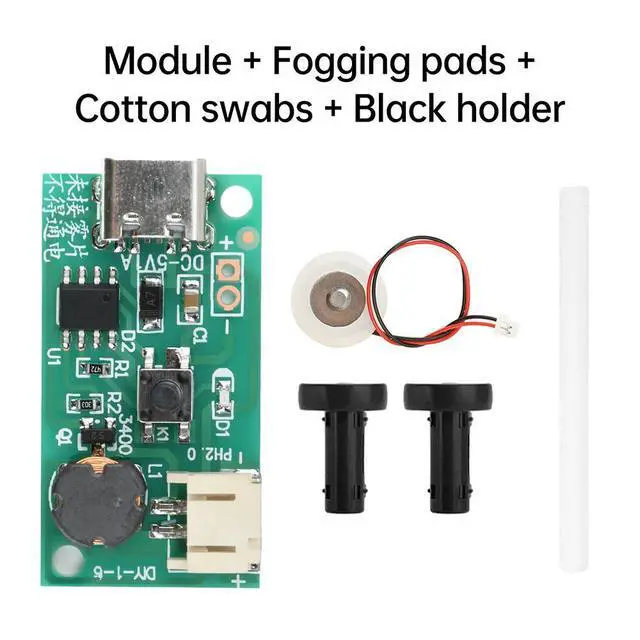 Alt view image 4 of 6 - DC 5V 1.5-2W Mini Single Jet Humidifier Misting Module Ultrasonic Atomization Maker ir Plant Humidifier Misting Driver Board