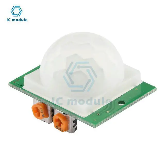 Alt view image 4 of 6 - HC-SR501 HC SR501 Human Body Infrared Sensor Module PIR Motion Sensor Module Security Motion Switch Board 3-30V 5V 12V 24V