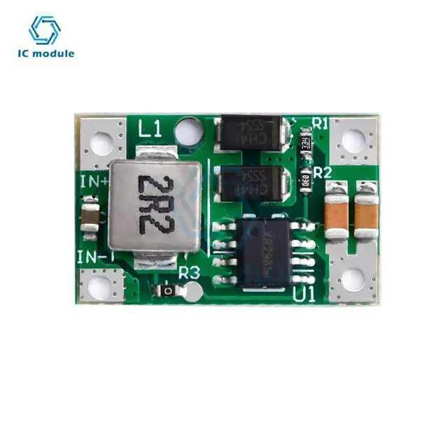 Alt view image 5 of 6 - DC Boost Step Up Module 5V 3A Mini High-efficiency 3.7V Lithium Booster Charger Circuit Board Mobile Power Supply