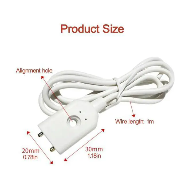 Alt view image 4 of 6 - 1M Wired Type Tater Leakage Alarm Detector Water Sensor Detection Cable With Two l Pole Electronic Component kit