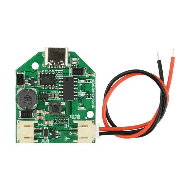 Alt view image 4 of 6 - 3.7V to 5V 7V 9V 12V Boost Board 4 Gear Adjustment Fan Motor Speed Controller USB Recharge Fan Circuit Governor Step Up Module