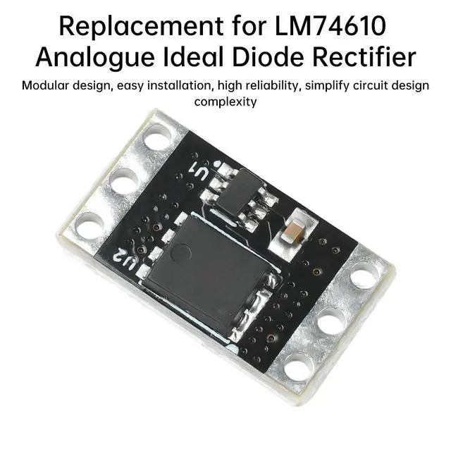 Alt view image 6 of 6 - XL74610L Ideal Diode Module XL74610 Adopt LM74610 Analog Ideal Diode Rectifier Simulate Rectifier Electronic Component Kit