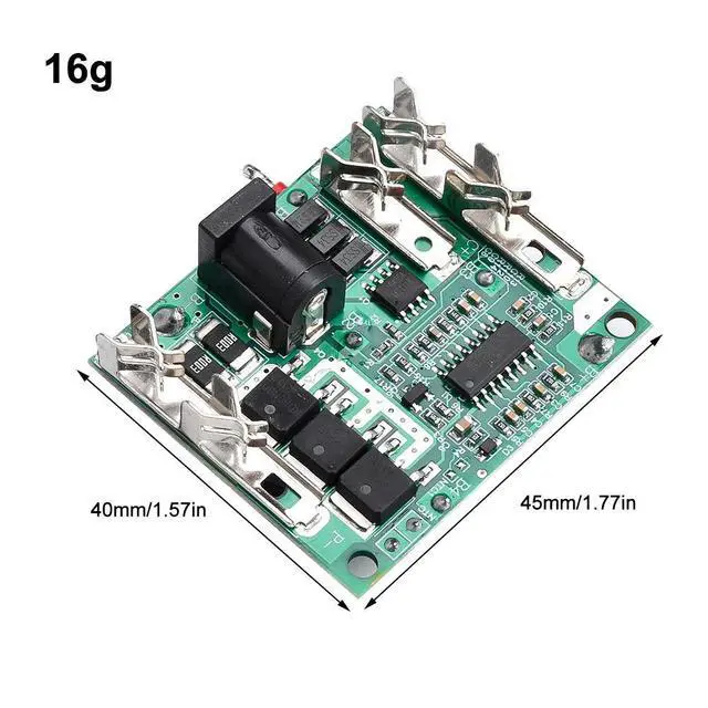 Alt view image 5 of 6 - 5S 18V 21V 20A Charging Protection Board Li-Ion Lithium Protection Circuit BMS Module For Power Tool Accessory