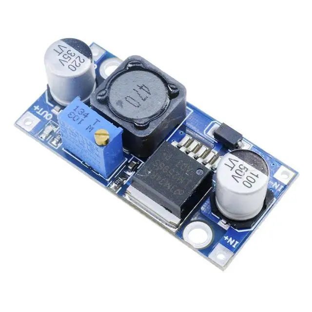 Alt view image 6 of 6 - DC-DC Step-down Module 3A Adjustable Buck Step-down Module LM2596 Voltage Regulator Board