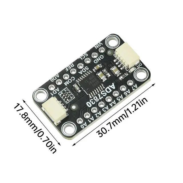 Alt view image 4 of 6 - ADS7830 8-bit ADC Analog-To-Digital Converter Module Compatible With STEMMA QT Qwiic