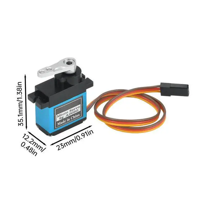 Alt view image 4 of 6 - DC4.8V-6V 9G Micro Servo l Geared Motor Kit for RC Robot Arm Controller with Cable Mini Servos Electronic Kit